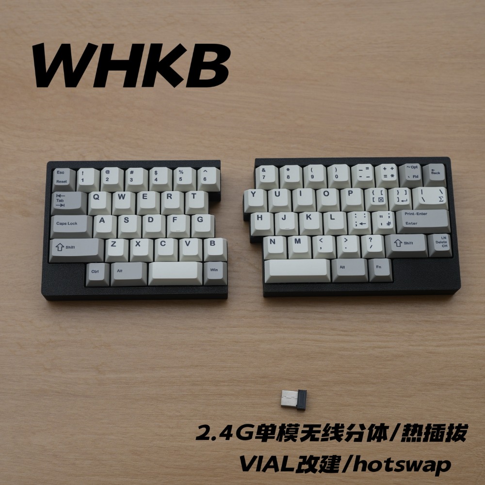 Tablet Accessories Uk - Эргономичная беспроводная клавиатура WHKB HHKB с