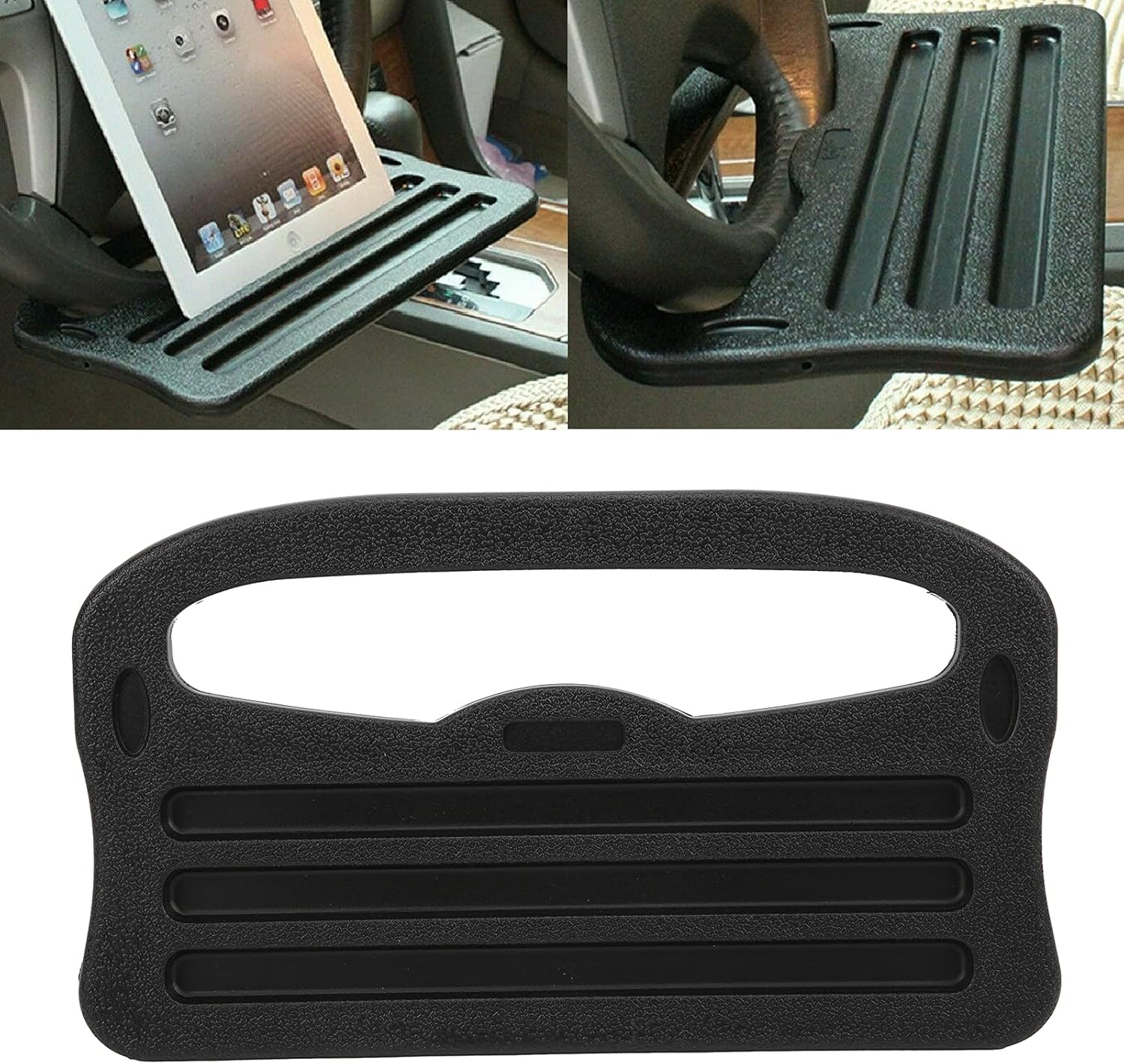 Tablet Accessory - Подставка-органайзер 2-в-1 для руля автомобиля: аксессуар